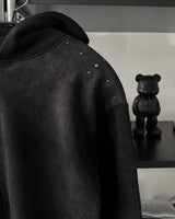 DV Rivet Biker Hooded Zip-Up (2C)