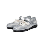 メッシュレースストラップスニーカー - 4Color
