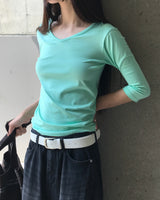 [ORIGINAL] Onz V-Neck Half-Sleeve T-Shirt