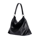 [Haesu Collaboration] Contour Shoulder Bag (Leather Black)