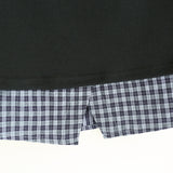 Check collar layered polo shirt 231330477