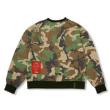Wind Breaker Oversized Crewneck Camouflage