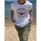 [S/S] コットンプリントリンガーハーフTシャツs(3color)