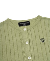 LINE STITCH LOGO CARDIGAN [3color]