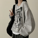 Painting boxy sweatshirt