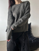 [Unisex] モヘアヘビーニット(2color)