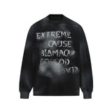 Roven Washed Lettering Long Sleeve T-shirt
