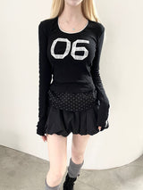 1474. ナンバー レース トラック T (3color)