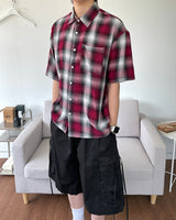 Shunut Checkered Short-Sleeved Shirt
