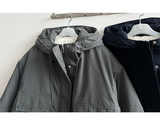 Ted High Neck Hooded Padded Jumper