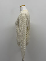 [Wool 80%/Barclava SET] フィッシャーマンルーズフィットニット