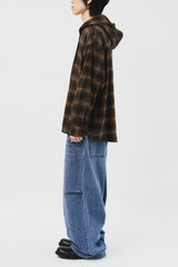 Venny Check Hooded Shirt (3color)