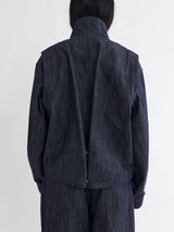 26SS JT3 Stand-Collar Denim Jacket