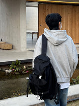 Basic Two-Way Hood Zip-Up (2 Colors)