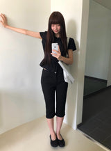 [ORIGINAL] アッパーカプリクロップドパンツ