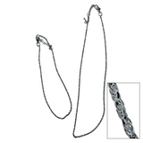 シンプルツイストチェーンネックレス (2size)