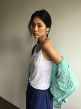 Roy Shirred Flutter Sleeveless (3color)