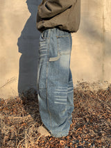  Mile Wash Carpenter Banded Denim