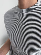 PD Ribbed Muscle Fit Short Sleeve T-Shirt (3C)