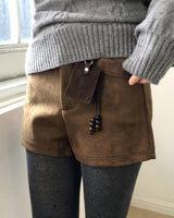 Deupi Suede Short Pants
