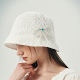 パールクリンクルバケットハット(White)