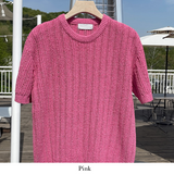 Giyo summer bookle round knitwear
