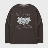 マルチーズアーカイブ長袖Tシャツ VER.2