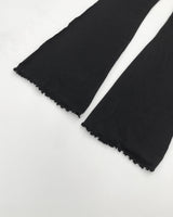 レディーフリルブーツカットパンツ (2color)