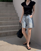 Pote denim short pants