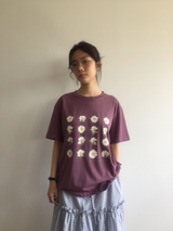 YWD フラワーTシャツ (3color)
