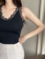 Mito V-neck Lace Sleeveless