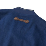 Wool blouson jacket / Deep blue
