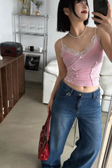 KNIT WIDE DENIM PANTS (2COLORS!)