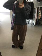 Fウィーフリースニットフーディー (2color)