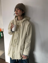 モヘアストライプビーニー (4color)