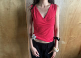 punching v neck top