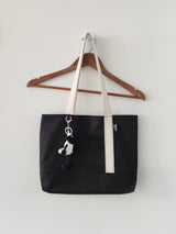  webbing simple line bag - black [M]