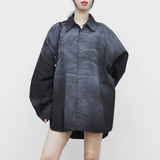 (Unisex) アティナダーティーウォッシングシャツ