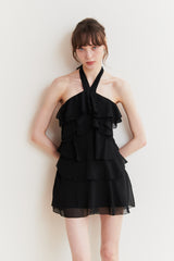 BALLON DRESS black