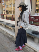 Soft Check Skirt