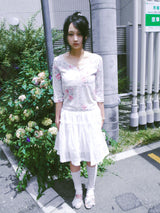 FLOWER BEAD JELLY SHOES