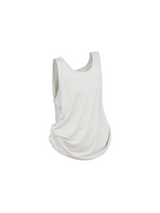 RELABEL('LABEL)テンセルウール フード付きノースリーブTシャツ