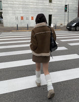 Berlin Wool Collar Fur Mustang Jacket