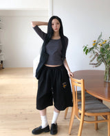 Nub Track Patch Bermuda Pants
