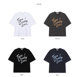OVER FIT COUNTRY HIGH DENSITY HALF T-SHIRT