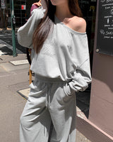 [ORIGINAL] Glitz Off-Shoulder Cubic Training Set
