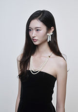 Pearl star necklace