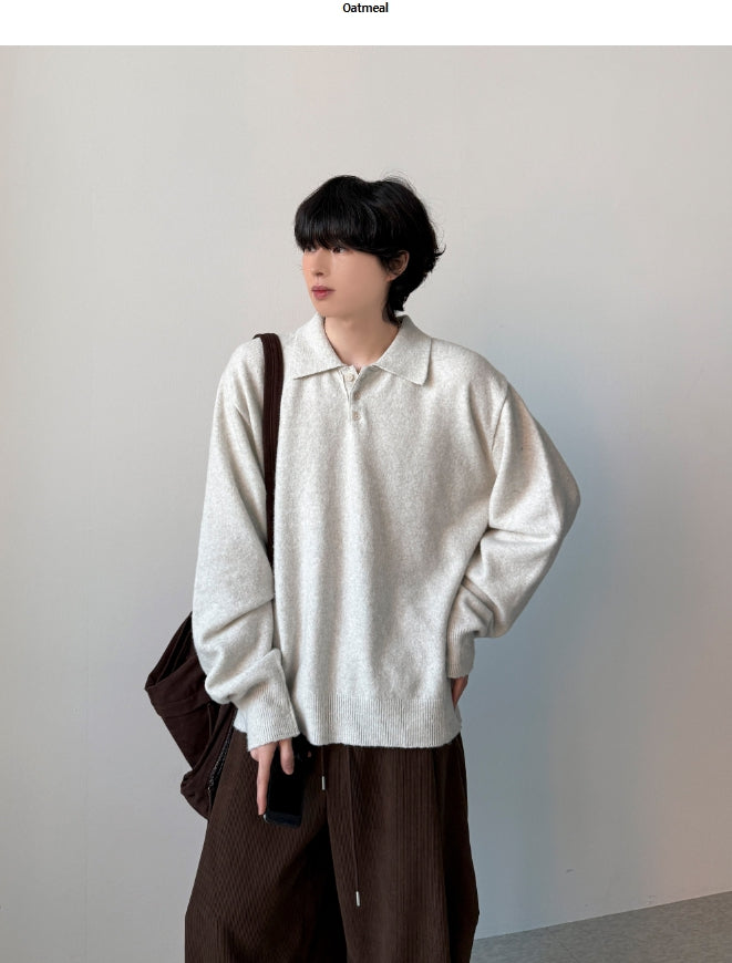 Yuria Wool Collar Knit