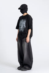 Wixo Wide Washed Denim