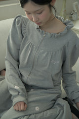 Lovely frills zip up